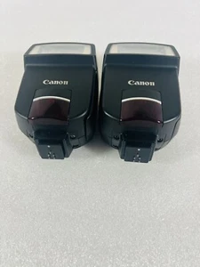 2 lotes de luces de velocidad Canon usadas 220EX negras - Imagen 1 de 12