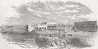 INDIA. The Intrenchments at Kanpur 1857 old antique vintage print picture