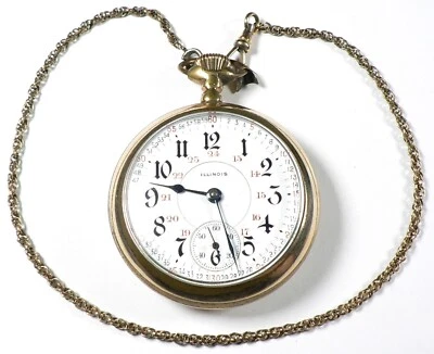 Illinois Bunn Special Pocket Watch 1912 23j Railroad Grade GF #23123 - Image 1 of 4
