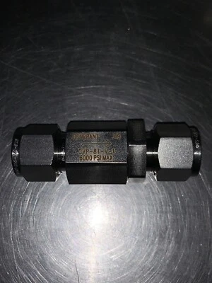 GENERANT BI-LOK GENERANT BILOK CHECK VALVE 1/2 OD X 1/2 OD 6000 PSI CVP-8T-V-1 SWAGELOK VALVES