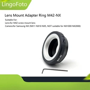 Lens Mount Adapter Ring for M42 Lens to for Samsung NX Camera NX10 NX20 NX200 - Picture 1 of 7