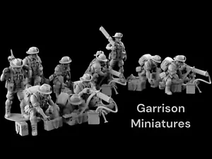 WW2 Australian MMG Teams X12 Figuren, 28mm 1/56 Gamer und Sammler - Bild 1 von 3