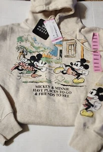 NWT Disney Micket &Minnie Womens SZ Sm Full Zip Hoodie Sweatshirt Jacket - Bild 1 von 1
