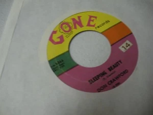 Don Crawford Beauty & The Beast/Sleeping Beauty on Cone Label VG+ 1959 Popcorn - Picture 1 of 2