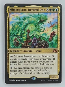 Magic The Gathering - 0214 Mimeoplasm, Revered One - Mythic - Aetherdrift - Picture 1 of 5
