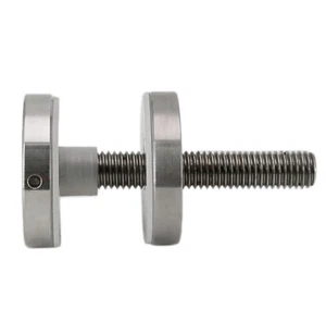 Separador de acero inoxidable de 1-1/2" de diámetro superior para barandilla de vidrio - Imagen 1 de 5