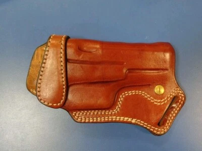 Vintage NEW Galco Glock 17 19 26 9mm SOB BACK Premium Thick Leather Holster RH  - Image 1 of 4