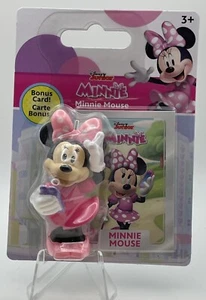 Neu Disney Minnie Mouse Figur + Bonus Mini Karten Sammlerstück - Bild 1 von 2