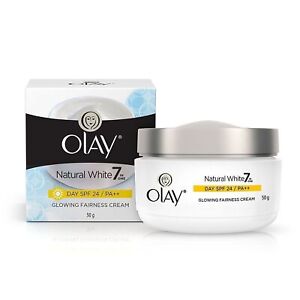 4xNew Olay Natural White Natural Day SPF 24 Glowing Fairness Cream 50g SHIP FREE
