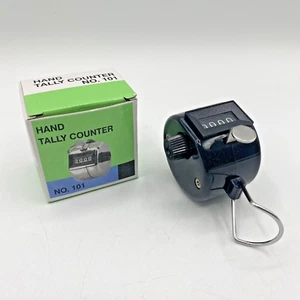 Hand Tally Counter Four(4) Digit Number Clicker Golf Handy Convenient - Picture 1 of 2