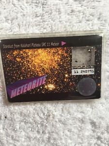 PLATEAU KALAHARI SRC 11 Meteor Stardust. Carte de renseignements