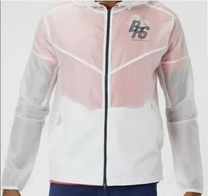 Nike Windbreaker Windrunner Übergangsjacke mit Kapuze blaues Band Sport Herren M - Bild 1 von 11