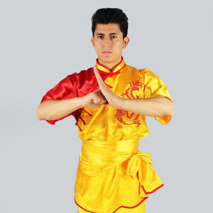 Silk Kung Fu Tai Chi Uniform Martial Arts Wushu Suit Contrast Color 9 Design Hot