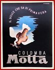 Pubblicita d'epoca Colomba Motta illustrata A M Cassandre vinatge advertising