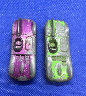 De colección Tootsietoy LeMans Racer Jaguar verde y púrpura fundido a presión Foto 1 de 4