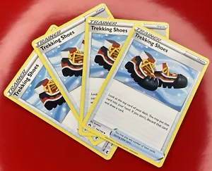 4X Pokémon TCG Trekking Shoes Crown Zenith 145/159 Regular Uncommon 2023 NM - Picture 1 of 1