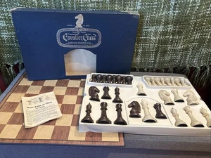 VTG 1967 Tournament Edition Cavalier Chess Set No 1498 Alabasque STAUNTON Design - Picture 1 of 23