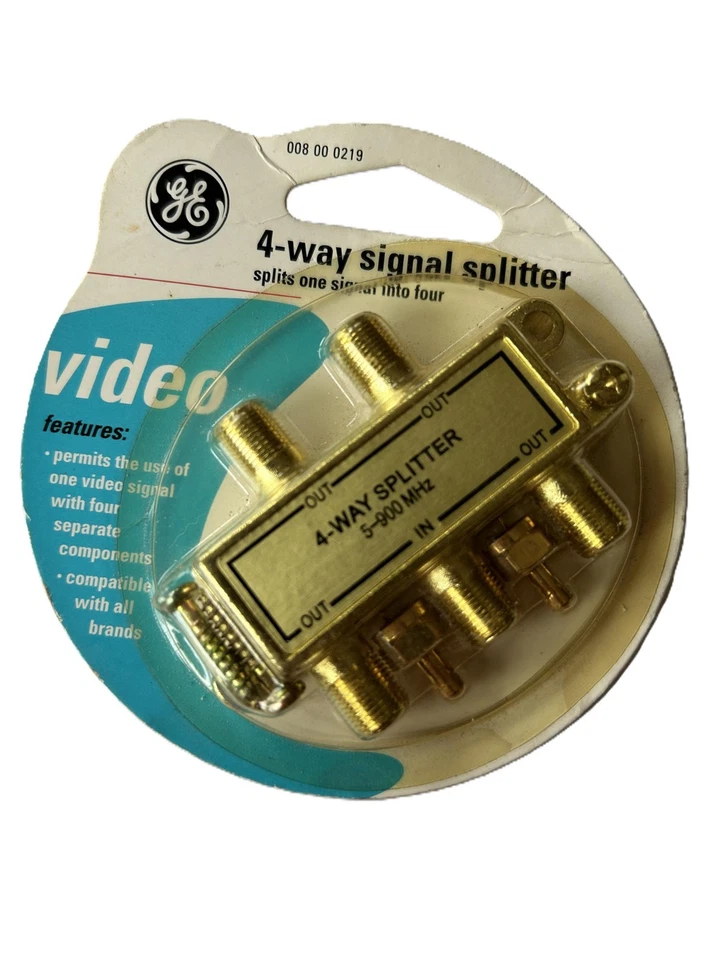 Signal Splitter GE 4-Way 5-900 MHz - Image 1 of 1