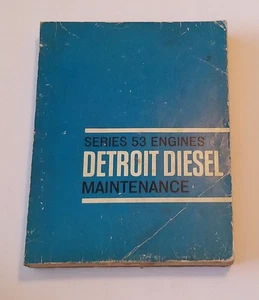 Detroit Diesel Serie 53 Motoren Wartungsbuch. 1965. Guter gebrauchter Zustand. - Bild 1 von 6