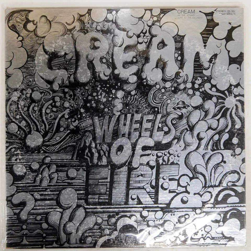 CREAM WHEELS OF FIRE POLYDOR MWX9954 Japan VINYL 2LP Foto 1 de 1