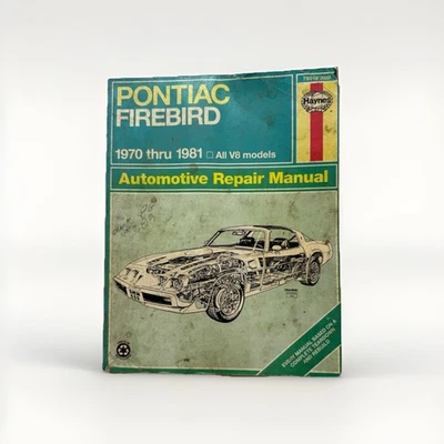 Diagramas de cableado manual de reparación de servicio de taller Pontiac Firebird Trans-Am 1970-1981 Foto 1 de 4