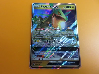 Pokemon Rayquaza GX 109/168 Full Art, Celestial Storm NM - Image 1 of 2