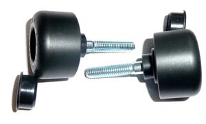 HUSQVARNA FS450 2015-2023 BAR END CRASH MUSHROOMS SLIDERS BOBBINS PADS OGGYS - Picture 1 of 6