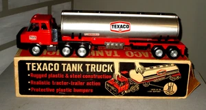 1970 - TEXACO TANKSTELLE TANK TANK FUEL TRUCK MIT BOX - 23" VINTAGE SPIELZEUG - Bild 1 von 21