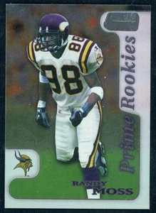 1998 Topps Stadium Club Randy Moss #PR9 Prime Rookies RC Minnesota Vikings HOF - Picture 1 of 2