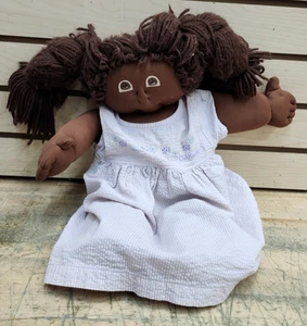 Vintage Home Made Cabbage Patch Kids African American Black Doll 1982 - Picture 1 of 8