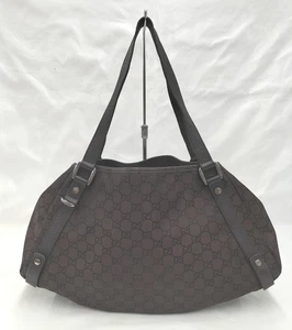 GUCCI Abby GG Print Tote Bag 16.3 inches Brown - Picture 1 of 16
