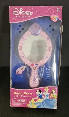 Disney Princess Magic Mirror Talks Lights THINKWAY Cinderella Belle Snow White - Image 1 of 4
