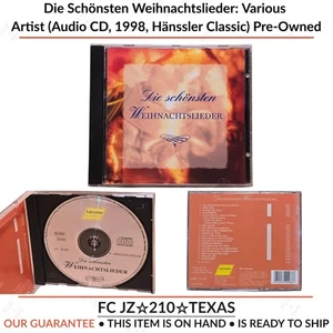 Die Schönsten Weihnachtslieder: Various Artist (Audio CD, 1998, Hänssler Classic - Picture 1 of 11