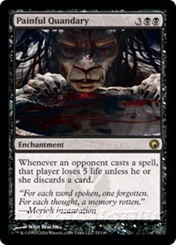 MTG - PAINFUL QUANDARY - Scars of Mirrodin (R) - Image 1 of 1