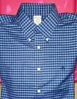 Mens Brooks Brothers Large Checkered Regular Fit Non-Iron Stretch Dress Shirt