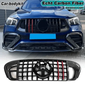 Parrilla frontal de carbono para Benz C167 V167 GLE63 AMG 2021UP - Imagen 1 de 9