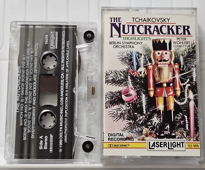 TCHAIKOVSKY: THE NUTCRACKER - BERLIN SYMPHONY ORCHESTRA (Cassette, 1989, Delta) - Image 1 of 2