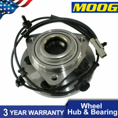 MOOG para Jeep Commander Grand Cherokee 2005-2010 buje de cojinete de rueda delantera con 5 orejetas Foto 1 de 4