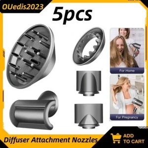 5pcs Hair Diffuser Attachment Nozzles Tools for Hair Dryer Hd01 Hd02 Hd03 Hd04 - Picture 1 of 7