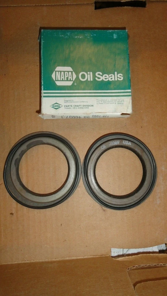 NORS 1957-69 CADILLAC REAR WHEEL OIL SEALS  - Image 1 of 1