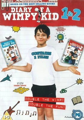 Diary of a Wimpy Kid (2010) 1 & 2 DVD, Zachary Gordon, Robert Capron [Region 2] - Image 1 of 2