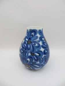 AK Kaiser Porzellan Vase 255 Echt Kobalt 19,5 cm - Bild 1 von 4