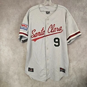 WCC Santa Clara Broncos Mueller 9 Game Used NCAA College Baseball Jersey XL - Picture 1 of 10