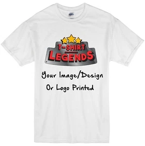 T-Shirt Personnalisé Imprimé Votre Photo Imprimée Design T-Shirt - Picture 1 of 9