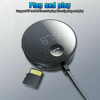 FM Transmitter Bluetooth 5.0 Auto Radio Adapter KFZ Freisprechanlage MP3 Player. - Bild 1 von 4