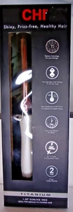CHI Titanium 1.25" Curling iron Medium Coarse Hair 5 Heat Settings NIB - Picture 1 of 9