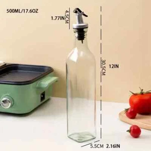 Olive Oil Bottle Container Holder Dispenser Decanter for Kitchen Premium Cooking - Picture 1 of 4