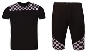 MEN CUBICAL MONOGREM SHORT SET SMALL UPTO 3XL ! AMERICAN SIZES ! - Picture 1 of 30