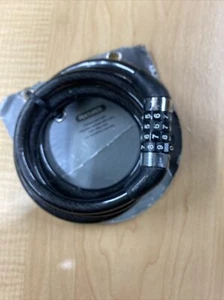 Mammoth Bike Lock 4 Digit resettable Combination cable new damaged packaging - Picture 1 of 9