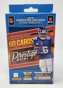 Panini Prestige 2021 caja colgante de fútbol sellado Trevor Lawrence ¿control remoto? 60 tarjetas. - Imagen 1 de 4